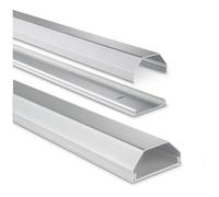 Passe-câbles Hama (L x l x H) 1.1 m x 50 mm x 26 mm 1 pc(s) argent