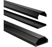 Passe-câbles Hama (L x l x H) 1100 x 50 x 26 mm 1 pc(s) noir