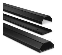 Passe-Câbles - HAMA - Rectangulaire - Aluminium - Noir - 110 x 5 x 2,6 cm