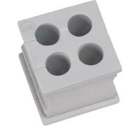 Passe-câbles Icotek KT 4/6 39932 fendu Ø max. des bornes 6 mm Elastomère gris 1 pc(s)