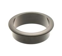 Passe Câbles pour Bureau Métal 2pcs 25-80MM Câble De Rond Cache Cache-câble Bureau Office Computer Outlet Port Fil Matériel Meuble(Black+White,50mm)