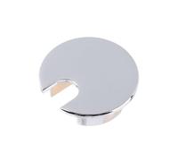 Passe Câbles pour Bureau Métal 2pcs Age De Zinc Bureau Couvercle Trous TOP TROMMET TIGNER TRANCHARTE TROUVER COUVERTURE PORT DE CÂBLE CÂBLAGE Outils(Shiny Chrome)