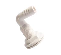 Passe-Coque Coudé 90° Pour Bateau - Raccord De Vidange 19mm (3/4") En ABS | Sortie D'Eau Pour Pompe De Cale & Aérateur | Usage Au-dessus De La Ligne De Flottaison
