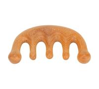 Passe de cheveux à dents larges en bois Massage du cuir chevelu en bois peigne pour les épaules du cou