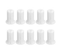 Passe-Fil de routage de câbles, 10 pièces, bagues d'alimentation en Silicone, Protecteur de Fil d'antenne, kit de Passage Mural pour kit d'organisation de câbles de 0,75 Pouces (Blanche)
