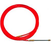 Passe-fil en acier/polyamide de 4 mm avec embout interchangeable, idéal pour enfiler des fils dans des espaces restreints.