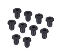 Passe-fil SOURCING MAP 10Pcs 8x3mm Noir Caoutchouc Passe-fils Joint Protection Câble Souple pour Câble Tuyau