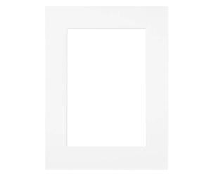 Passe-Partout Blanc 50x70 cm Ouverture 40x50 cm - Passe-Partout pour Cadre Photo 50x70 cm et Photo 40x50 cm - Marie Louise - Pêle-mêle - Passe-Partout Carton FSC - Fabriqué en France