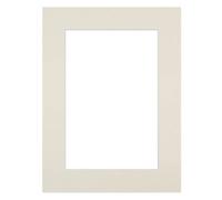 Passe-partout blanc cassé BRIO - Format 50x70 cm ouverture 40x50 cm