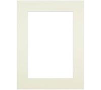 Passe-Partout crème 40x50 cm Ouverture 30x40 cm - Passe-Partout pour Cadre Photo 40x50 cm et Photo 30x40 cm - Marie Louise - Pêle-mêle - Passe-Partout Carton FSC - Fabriqué en France