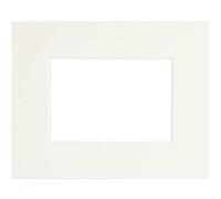 Passe-partout Epais blanc cassé 50x70 cm ouverture 40x50 cm CEANOTHE en carton - Fabriqué en France Blanc cassé G