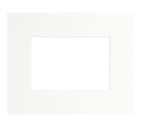 Passe partout MB TECH - Format extérieur 30x40cm - Fenêtre 20x30cm/A4 - Blanc Cassé