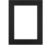 Passe-partout noir 24x30 cm ouverture 18x24 cm CEANOTHE en carton - Fabriqué en France Noir