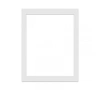 Passe Partout Pour Cadre 30 X 40 Cm Ext - 24 X 30 Cm Int - Blanc