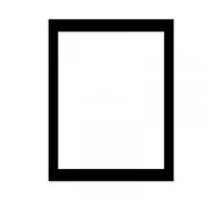 Passe Partout Pour Cadre 30 X 40 Cm Ext - 24 X 30 Cm Int - Noir