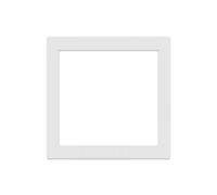 Passe Partout Pour Cadre 40 X 40 Cm Ext - 30 X 30 Cm Int - Blanc