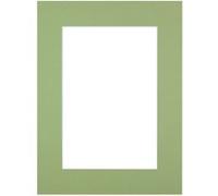 Passe-partout vert amande 30x40 cm ouverture 20x30 cm CEANOTHE en carton - Fabriqué en France Vert G