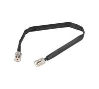 Passe Porte/FenêTre à Travers le Câble Coaxial RF Plat SO239 UHF Femelle à UHF Femelle 50 Ohm RF Coax Pigtail Rallonge