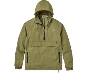 Passenger - Anorak déperlant zippé - Seek Out Water Resistant Anorak Khaki pour Homme - Taille S - Kaki Kaki S