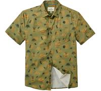 Passenger - Chemise stretch et respirante - 365 Recycled Active Shirt Badge Khaki pour Homme - Taille L - Kaki Kaki L