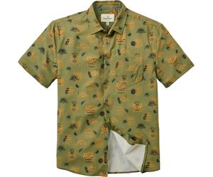 Passenger - Chemise stretch et respirante - 365 Recycled Active Shirt Badge Khaki pour Homme - Taille L - Kaki Kaki L