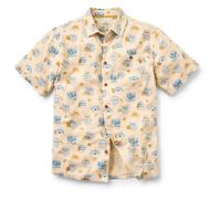 Passenger - Chill Textured Organic Cotton S/S Shirt - Chemise - S - badge birch