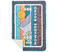 Passenger - Couverture de camping/bivouac en polaire - Cabin Recycled Sherpa Blanket Black Nowhere Bound' Print - Noir Noir