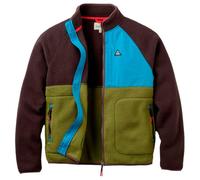 Passenger - Offgrid Recycled Full Zip Sherpa Fleece - Veste polaire - S - espresso / khaki