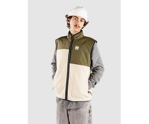 Passenger Offgrid Recycled Sherpa Fleece Gilet vert L