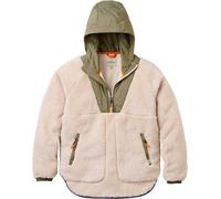 Passenger - Polaire décontractée en sherpa - Beaumont Sherpa Hooded Fleece W Vintage White - Taille S - Kaki Kaki S