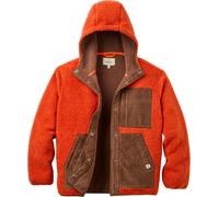 Passenger - Polaire décontractée en sherpa - Clover Sherpa Fleece Hooded Jacket W Dark Rust en Coton - Taille S - Orange Orange S