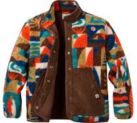 Passenger - Polaire décontractée en sherpa - Clover Sherpa Fleece Jacket W Lost On Purpose Pacific Green en Coton - Taille L - Marron Marron L