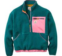 Passenger - Polaire demi-zippée - Ravi Sherpa Fleece W Mediterranean - Taille S - Bleu Bleu S