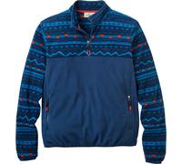 Passenger - Polaire demi-zippée - Set Off Polartec® 1/4 Zip Fleece Mountain Geo Rich Navy - Taille L Navy L