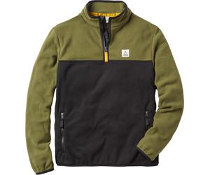 Passenger - Polaire recy col zippé - Set Off Recycled Polar 1/4 Zip Fleece Khaki pour Homme - Taille M - Kaki Kaki M