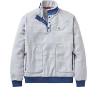 Passenger - Polaire recyclée à col boutonné - Take It Easy Polar Fleece Grey Marl pour Homme - Taille M - Gris Gris M