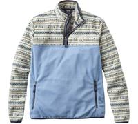 Passenger - Polaire recyclée à col zippé - Set Off Recycled Polar 1/4 Zip Fleece Geo Stripe Birch pour Homme - Taille S - Marron Marron S