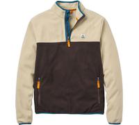 Passenger - Polaire recyclée à col zippé - Set Off Recycled Polar 1/4 Zip Fleece Oatmeal Espresso pour Homme - Taille M - Bleu Bleu M