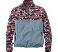 Passenger - Polaire recy col zippé - Set Off Recycled Polar 1/4 Zip Fleece Views Storm Grey pour Homme - Taille M - Bleu Bleu M