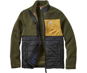 Passenger - Polaire zippée bi-matière - Born Explorer Polar Khaki en Matières Recy s - Taille M - Kaki Kaki M