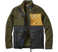 Passenger - Polaire zippée bi-matière - Born Explorer Polar Khaki en Matières Recy s - Taille L - Kaki Kaki L