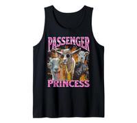 Passenger Princess Funny Goat Adult Humour Bootleg Graphic Débardeur