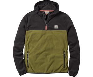Passenger - Pull à capuche en polaire recy Set Off Recycled Polar Hooded Fleece Black Khaki pour Homme - Taille XL - Kaki Kaki XL