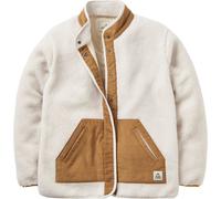 Passenger - Pull en sherpa boutonné - Clover Recycled Sherpa Fleece W Vintage White pour Femme en Laine - Taille S - Beige Beige S