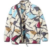 Passenger - Pull en sherpa zippé - Fairbanks 2.0 Full Zip Recycled Sherpa Fleece Abstract Trails W Off White pour Femme en Laine - Taille XS - Blanc Blanc XS