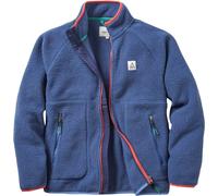 Passenger - Pull en sherpa zippé - Fairbanks Full Zip Recycled Sherpa Fleece W Dark Denim pour Femme en Laine - Taille XS - Bleu Bleu XS