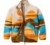 Passenger - Pull en sherpa zippé - Fairbanks Full Zip Recycled Sherpa Fleece W Mountain Sunset Multi pour Femme en Laine - Taille M - Beige Beige M