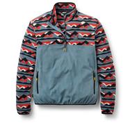 Passenger - Polaire recy col zippé - Set Off Recycled Polar 1/4 Zip Fleece Views Storm Grey pour Homme - Taille L - Bleu Bleu L