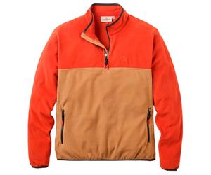 Passenger - Set Off Recycled Polar 1/4 Zip Fleece 2.0 - Pull polaire - M - dark rust / caramel