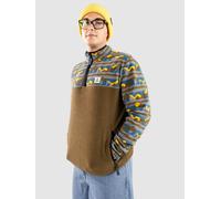 Passenger Set Off Recycled Polar 1/4 Zip Half-Zip Pull polaire vert XL